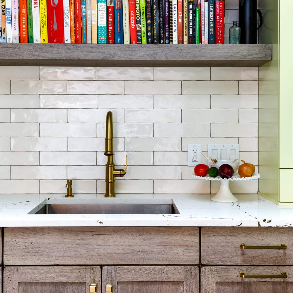 brick wall kitchen design