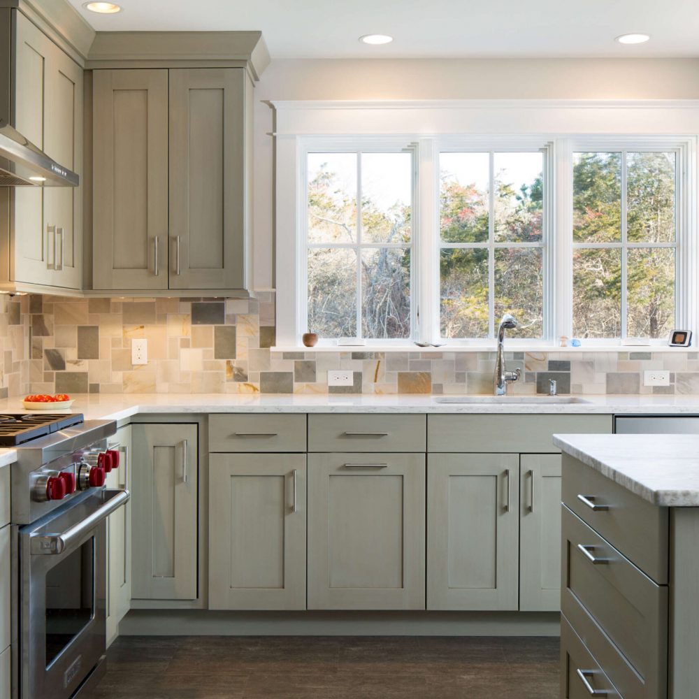 white themed modern kitchen design