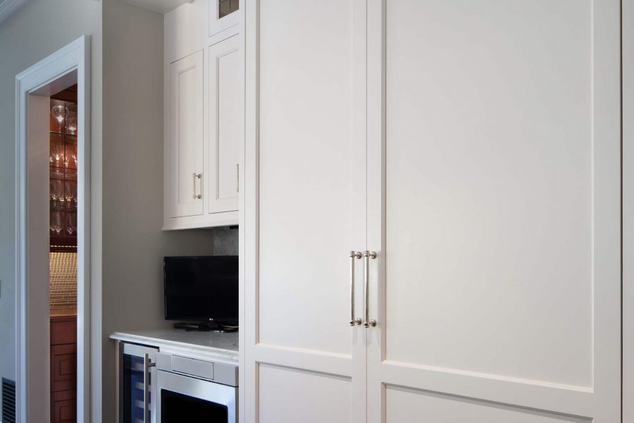 white long cabinet