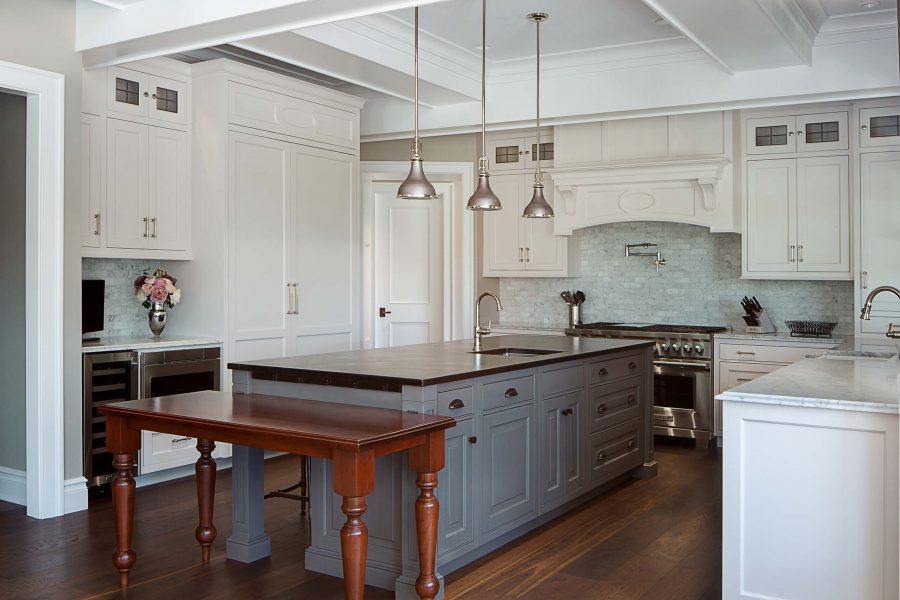 vintage designed kitchen interior