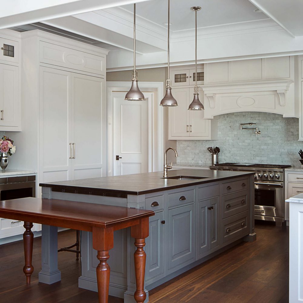 vintage designed kitchen interior